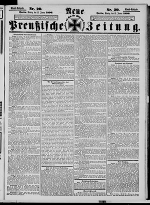 Neue preußische Zeitung vom 13.01.1896