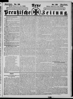 Neue preußische Zeitung vom 15.01.1896