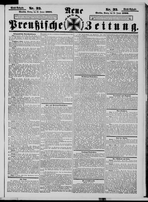 Neue preußische Zeitung vom 20.01.1896