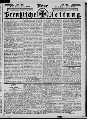 Neue preußische Zeitung on Jan 21, 1896