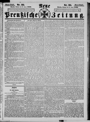 Neue preußische Zeitung vom 22.01.1896