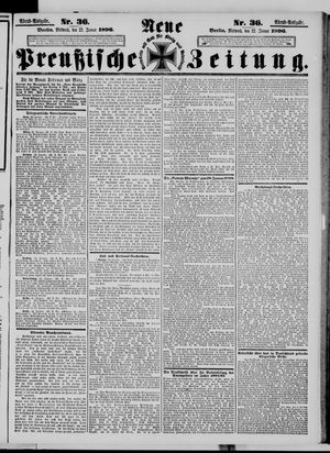 Neue preußische Zeitung vom 22.01.1896