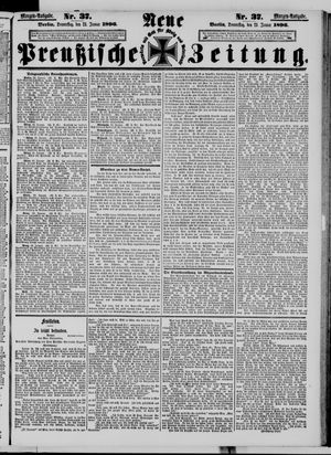Neue preußische Zeitung vom 23.01.1896