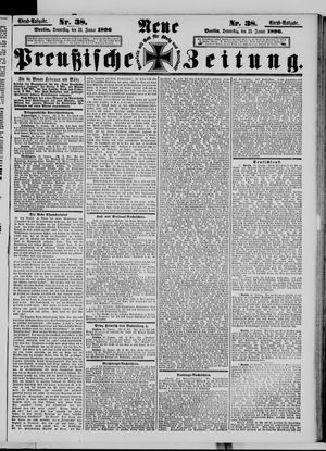 Neue preußische Zeitung vom 23.01.1896
