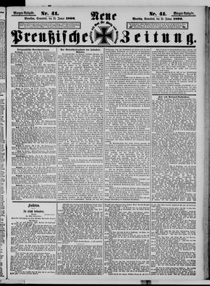 Neue preußische Zeitung vom 25.01.1896