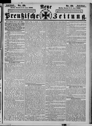 Neue preußische Zeitung vom 25.01.1896