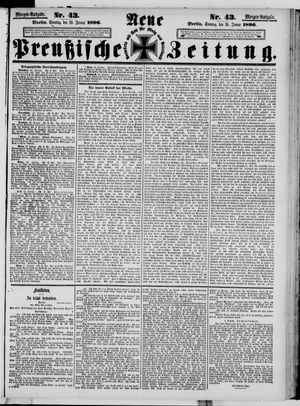 Neue preußische Zeitung vom 26.01.1896