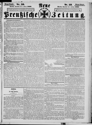 Neue preußische Zeitung vom 01.02.1896