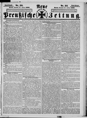 Neue preußische Zeitung vom 01.02.1896