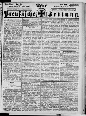 Neue preußische Zeitung on Feb 6, 1896