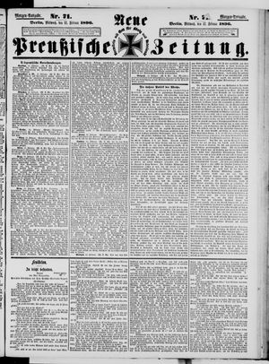 Neue preußische Zeitung vom 12.02.1896