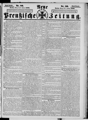 Neue preußische Zeitung on Feb 17, 1896