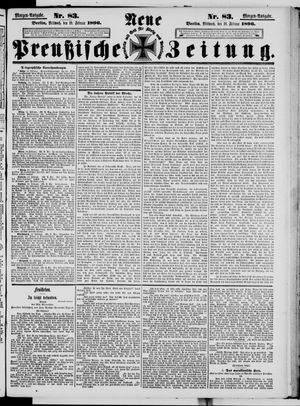 Neue preußische Zeitung vom 19.02.1896