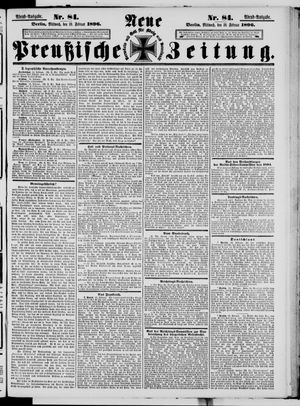 Neue preußische Zeitung vom 19.02.1896
