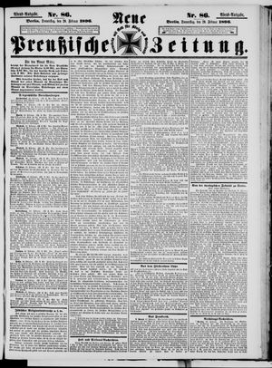 Neue preußische Zeitung vom 20.02.1896