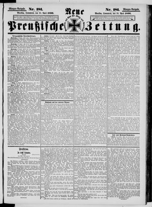 Neue preußische Zeitung vom 18.04.1896