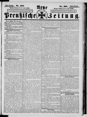 Neue preußische Zeitung vom 22.04.1896