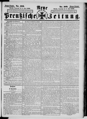 Neue preußische Zeitung vom 23.04.1896