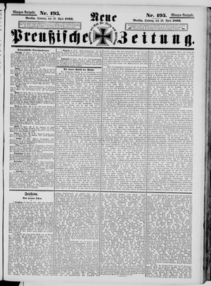 Neue preußische Zeitung vom 26.04.1896