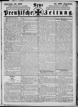Neue preußische Zeitung vom 11.06.1896