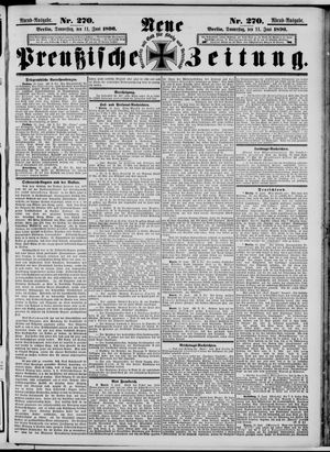 Neue preußische Zeitung vom 11.06.1896