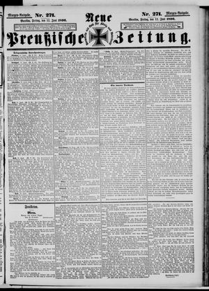 Neue preußische Zeitung vom 12.06.1896