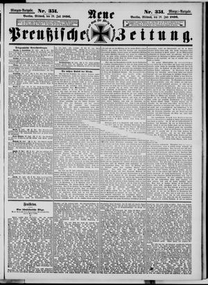 Neue preußische Zeitung vom 29.07.1896