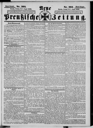 Neue preußische Zeitung vom 04.08.1896
