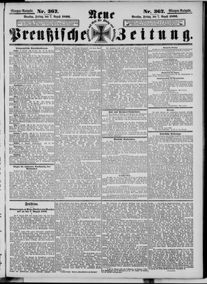 Neue preußische Zeitung vom 07.08.1896