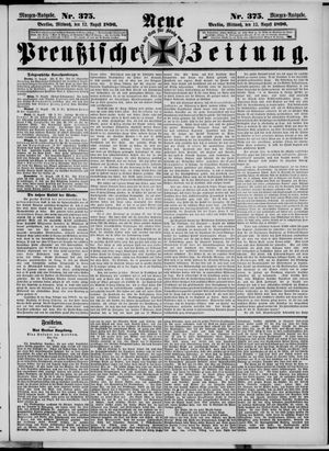 Neue preußische Zeitung vom 12.08.1896