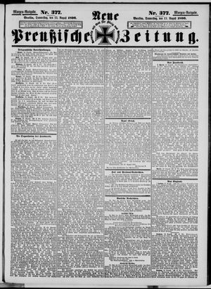 Neue preußische Zeitung on Aug 13, 1896