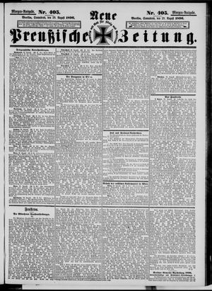 Neue preußische Zeitung vom 29.08.1896