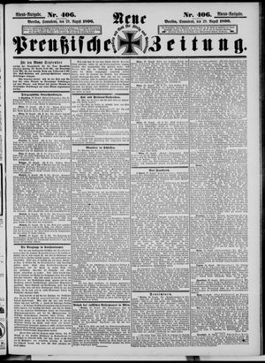Neue preußische Zeitung vom 29.08.1896