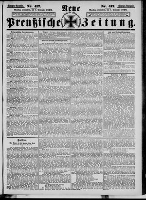 Neue preußische Zeitung vom 05.09.1896