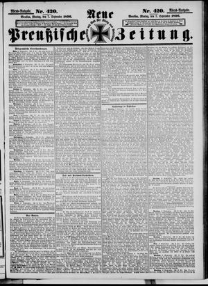 Neue preußische Zeitung vom 07.09.1896