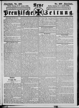 Neue preußische Zeitung vom 17.09.1896