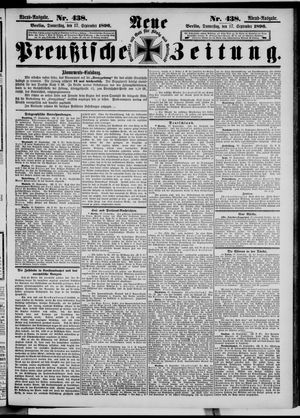 Neue preußische Zeitung vom 17.09.1896