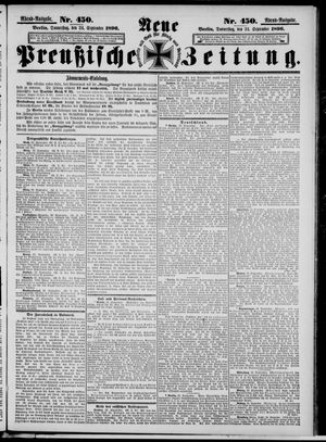 Neue preußische Zeitung vom 24.09.1896
