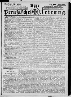 Neue preußische Zeitung vom 14.10.1896
