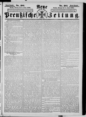 Neue preußische Zeitung vom 14.10.1896