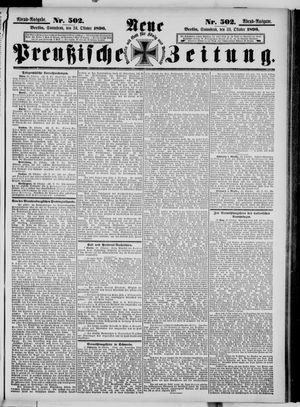 Neue preußische Zeitung vom 24.10.1896