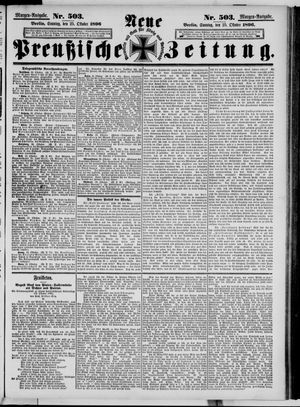 Neue preußische Zeitung vom 25.10.1896