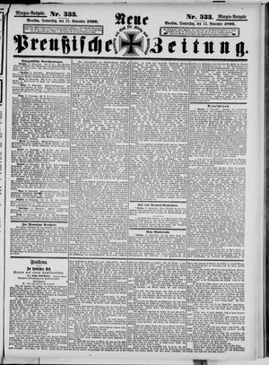 Neue preußische Zeitung vom 12.11.1896