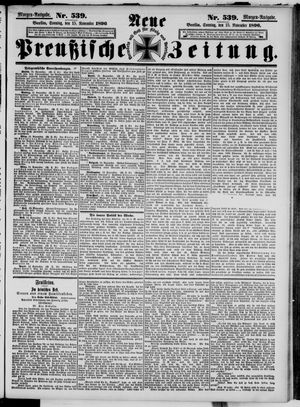Neue preußische Zeitung vom 15.11.1896