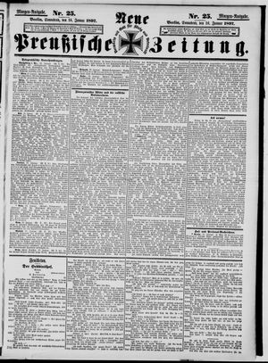 Neue preußische Zeitung vom 16.01.1897