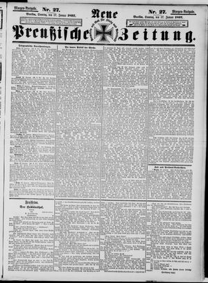 Neue preußische Zeitung vom 17.01.1897