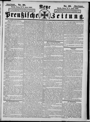 Neue preußische Zeitung vom 18.01.1897