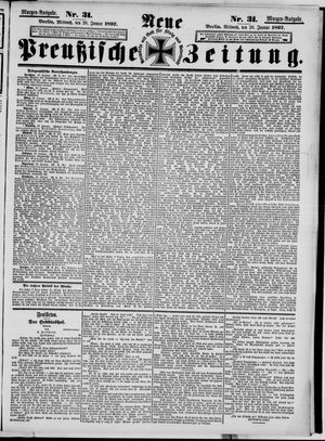 Neue preußische Zeitung vom 20.01.1897