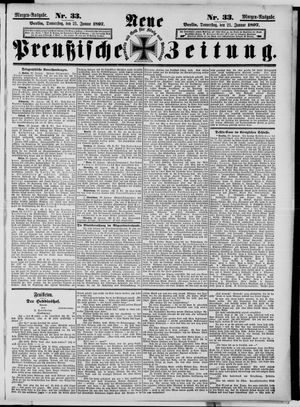 Neue preußische Zeitung vom 21.01.1897