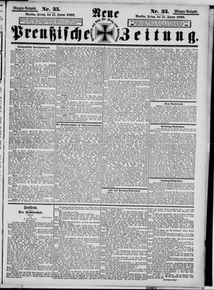 Neue preußische Zeitung vom 22.01.1897